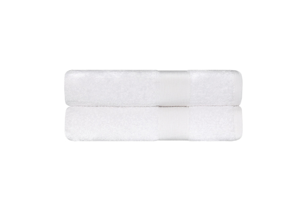 Two-Pack of Egyptian Cotton XL White Towels