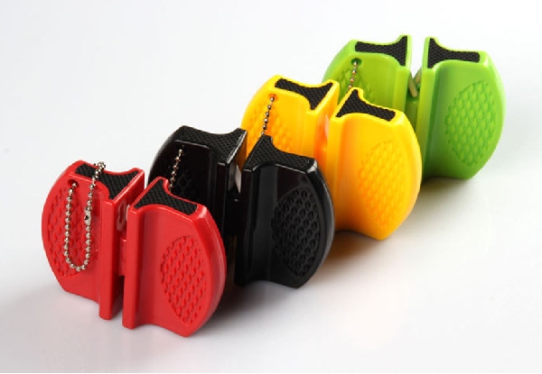 Compact Ceramic Rod Knife Sharpener - Four Colours Available & Option for Two-Pack with Free Delivery