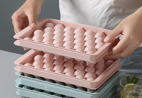 33 Grid Ice Cube Mould - Available in Two Colours & Option for Two-Piece