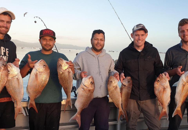 Early Christmas Half-Day Private Fishing Charter for up to 12 People incl. Bait & Gear