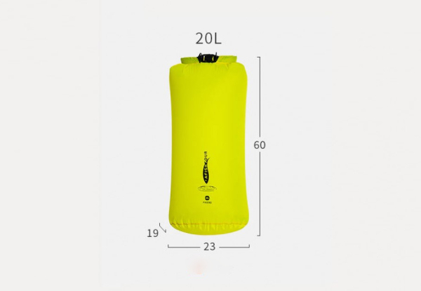 Ultra-Light Water-Resistant Dry Bag 20L - Two Colours Available