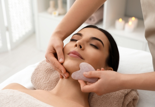 45-Minute Facial Gua Sha or Facial Needling Therapy for One Person