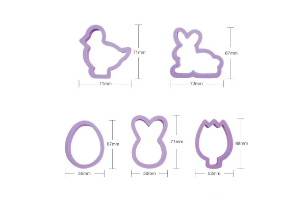 Easter Cookie Cutter Baking Set - Available in Two Options