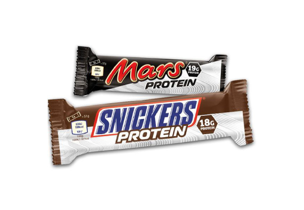 12-Pack of Mars or Snickers Protein Bars incl. Liquid Carnitine
