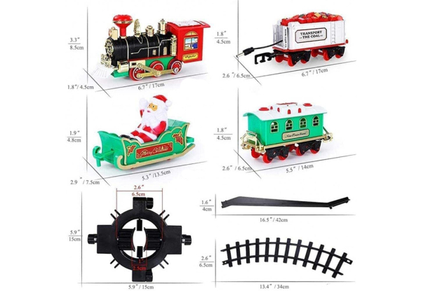 Electric Christmas Tree Train Set