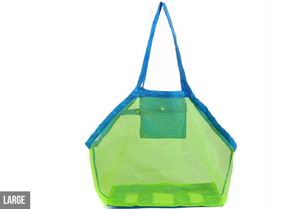 Foldable Mesh Beach Storage Bag for Kids - Two Sizes Available