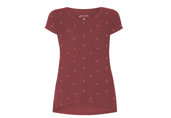Ladies Viscose Fern T-Shirt - Two Colours & Five Sizes Available