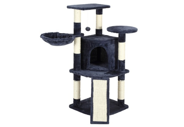 Cat Scratching Post with Perches Basket Lounger