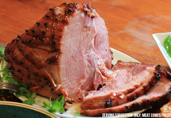 $75 for a Fresh Half Leg of Christmas Champagne Ham or $139 for a Whole Leg - Five Pick Up Locations