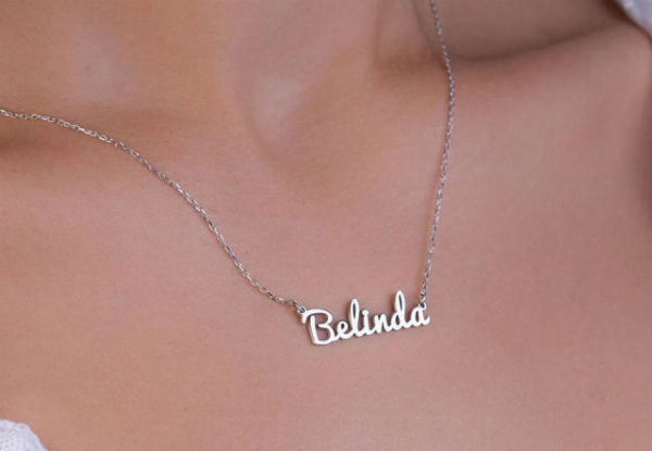 Personalised Stainless Steel Name Necklace