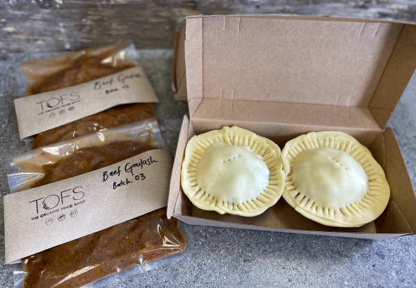 Organic Meat Pack incl. Pre-Cooked Frozen Meat Meals & Pies with Auckland, Hamilton, or Bay of Plenty Urban Delivery - Rural Delivery Available