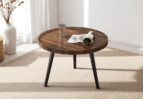 Minimalist Round Coffee Table - Available in Three Colours