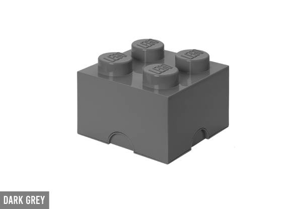 Lego Four-Knob Brick Storage - Available in Eight Colours - Elsewhere Pricing $69.99