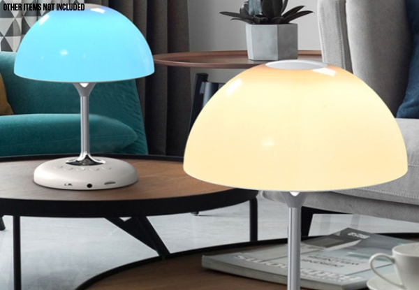 Rechargeable Colour Changing Lamp with Bluetooth Speaker