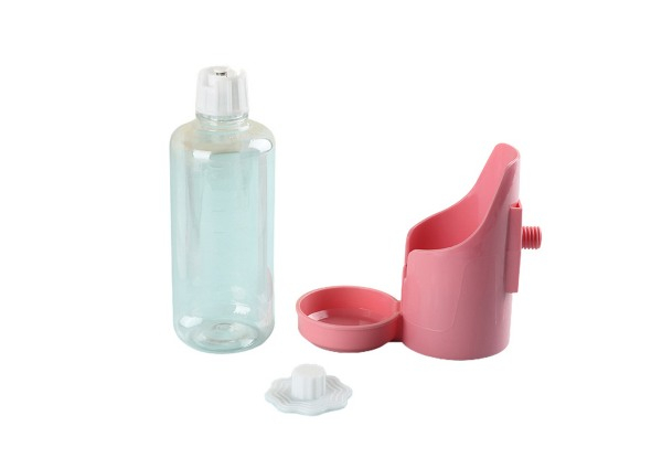 500ml Pet Hanging Water Bottle - Three Colours & Option for Two Available