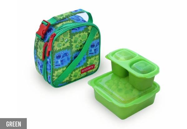 Goodbyn Lunch Box Bundle with Expandable Lunch Bag - Four Colours Available - Elsewhere Pricing $55.90