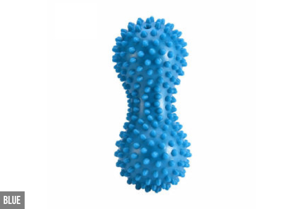 Peanut-Shaped Spikey Massage Gym Ball - Six Colours Available with Free Delivery
