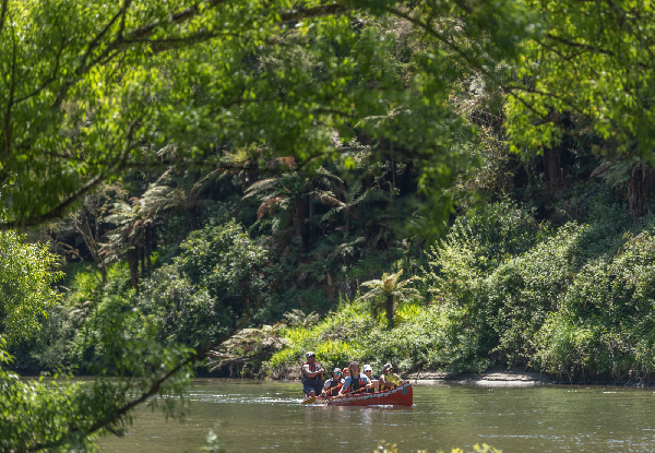 Three-Day Guided Canoe Adventure Down the Whanganui River for One Adult incl. Accommodation, Experienced Local Guide, All Meals & Bridge to Nowhere Walk - Options for Child & Four or Five Days