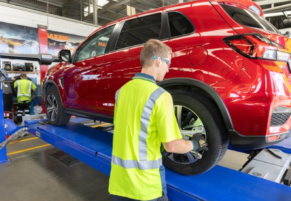 Wheel Alignment - Option to incl. Tyre Rotation & Balancing - Valid for Rangiora Location Only