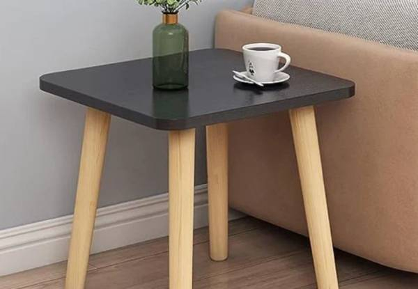 Square 40cm Side Coffee Table - Available in Three Colours
