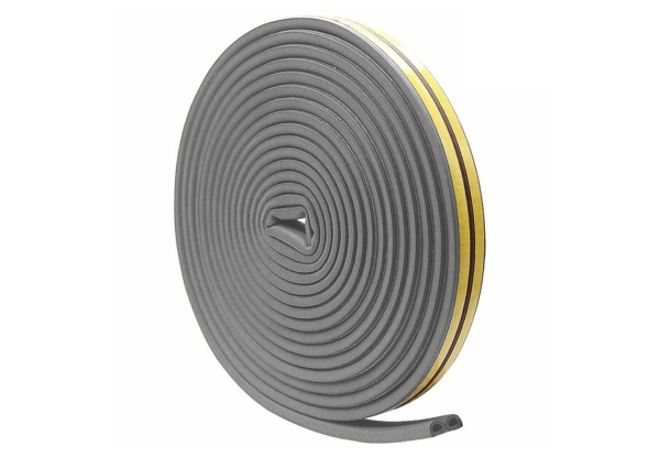Two Self-Adhesive Weather Stripping Window Gap Seal Strips - Four Colours Available & Option for Four