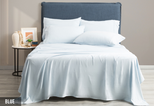 Ddecor Home Ultra Plush Vintage Washed Microfibre Sheet Set - Available in Six Colours & Five Sizes