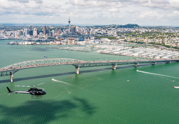 Auckland City Scenic Helicopter Flight for One Person – Options for up to Six People