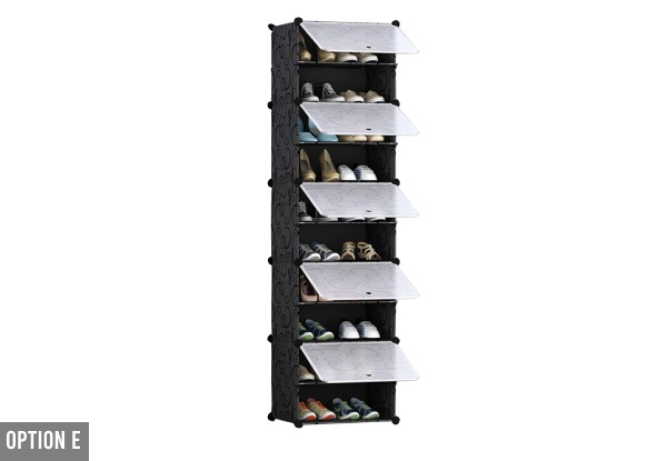 Shoe Rack Organiser Range - Seven Options Available