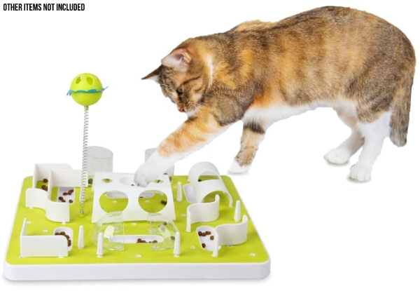 Interactive Cat Treat Maze Toy
