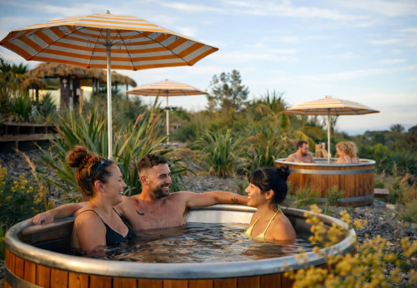 Private Hot Tub Experience for Two People for 60-Minutes at Tiki Beach - Option for Four People