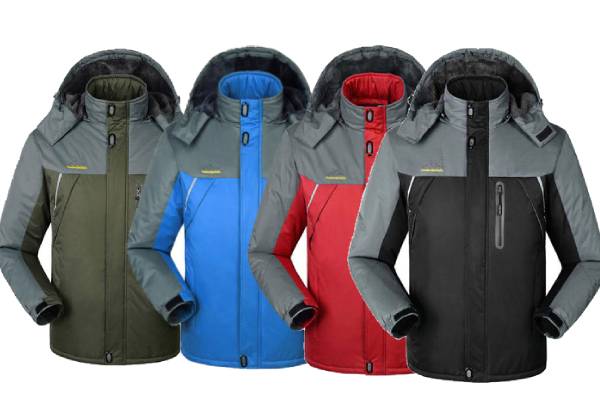 Fleece Lined Weatherproof Jacket - Four Colours Available