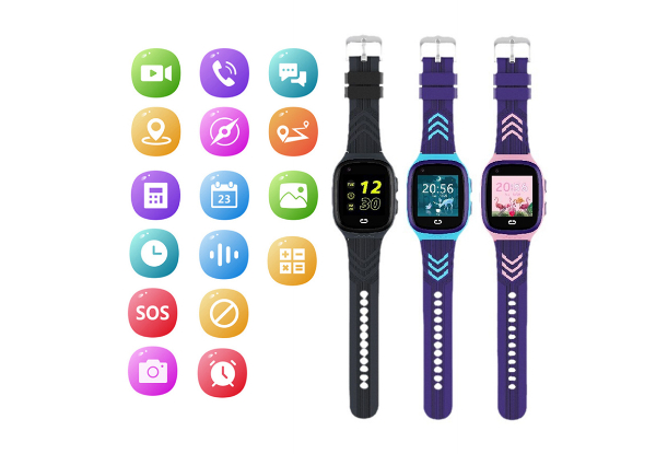 Kids 4G GPS Smart Watch - Three Colours Available