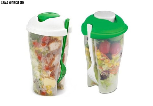 Two-Pack Salads to Go Container