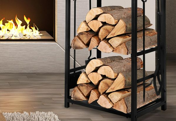 Large Firewood Storage Rack