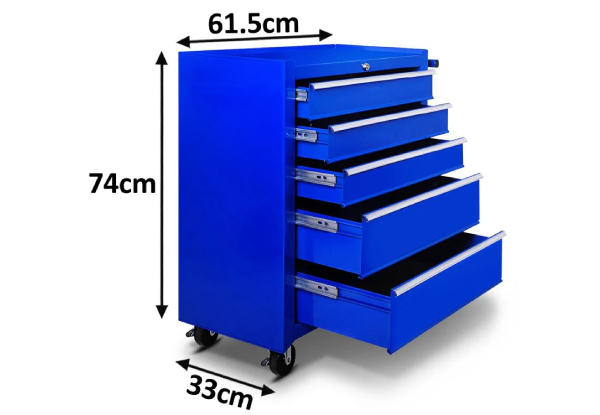 Five-Drawer Tool Cabinet - Three Options Available