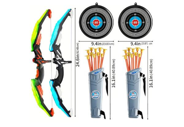 Kids Archery Bow & Arrows Toy Set