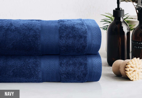 Two-Piece Bath Sheet Set - Nine Colours Available