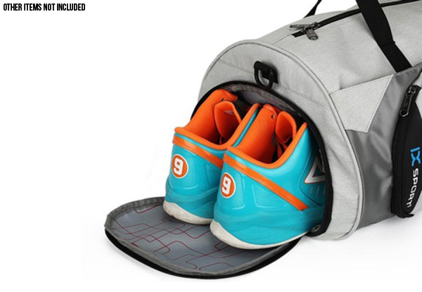 Sports/Travel Bag with Shoe Compartment - Four Colours Available