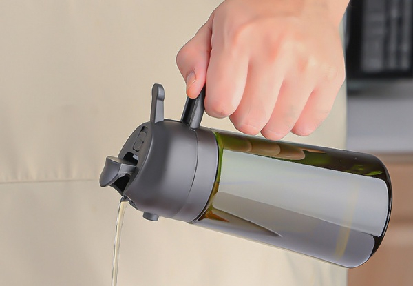 Two-in-One 470ml Oil Dispenser - Available in Two Colours & Option for Two-Pack