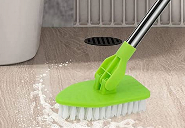 Scrub Cleaning Brush Kit with Long Handle