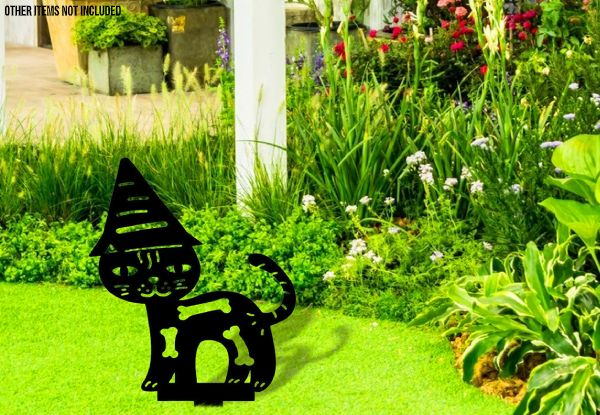 Four-Piece Acrylic Cat Garden Ornaments - Option for Two Sets