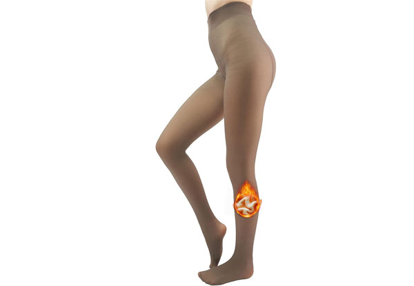 Women's Fleece Lined Tights - Available in Three Colours & Two Sizes