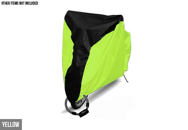 Water Resistant Dust Cover for Bicycle - Five Colours & Three Sizes Available