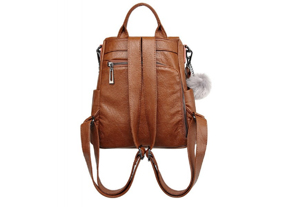 Leather Shoulder Bag or Backpack - Two Colours Available with Free Delivery