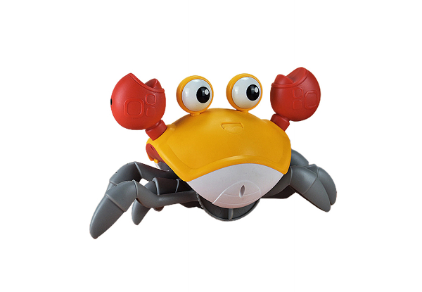 Electric Crawling Crab Toy with Light - Two Colours Available