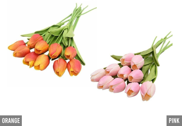Artificial Tulip Flowers Home Decor - Available in 14 Colours