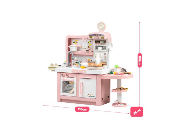 Kids Pretend Kitchen Cookware Playset with 41-Piece Accessories