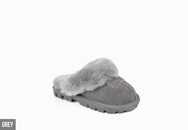 OZWEAR UGG Kids Coquette Slippers - Six Sizes & Seven Colours Available