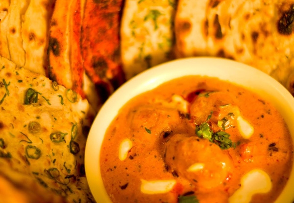 Any Two Curries & Shared Rice - Options for up to Four People - Valid for Dine-in only