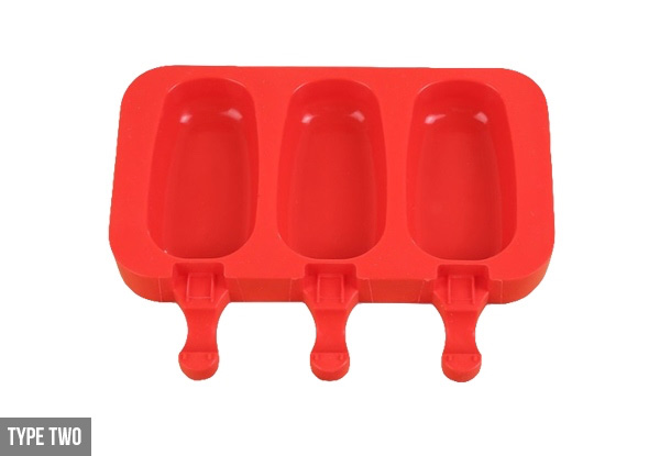 Silicone Ice Cream Mould - Four Options Available